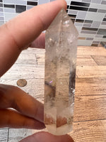 Load image into Gallery viewer, Clear Quartz Tower w/ Rainbow inclusions
