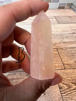 Load image into Gallery viewer, Aura Rose Quartz Tower
