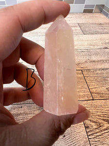 Aura Rose Quartz Tower