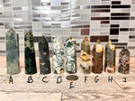 Load image into Gallery viewer, Moss Agate Tower
