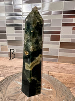 Load image into Gallery viewer, Moss Agate Tower
