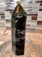 Load image into Gallery viewer, Moss Agate Tower
