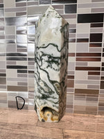 Load image into Gallery viewer, Moss Agate Tower
