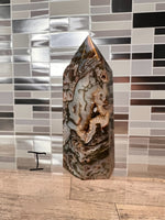 Load image into Gallery viewer, Moss Agate Tower
