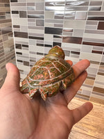 Load image into Gallery viewer, Unakite Turtle

