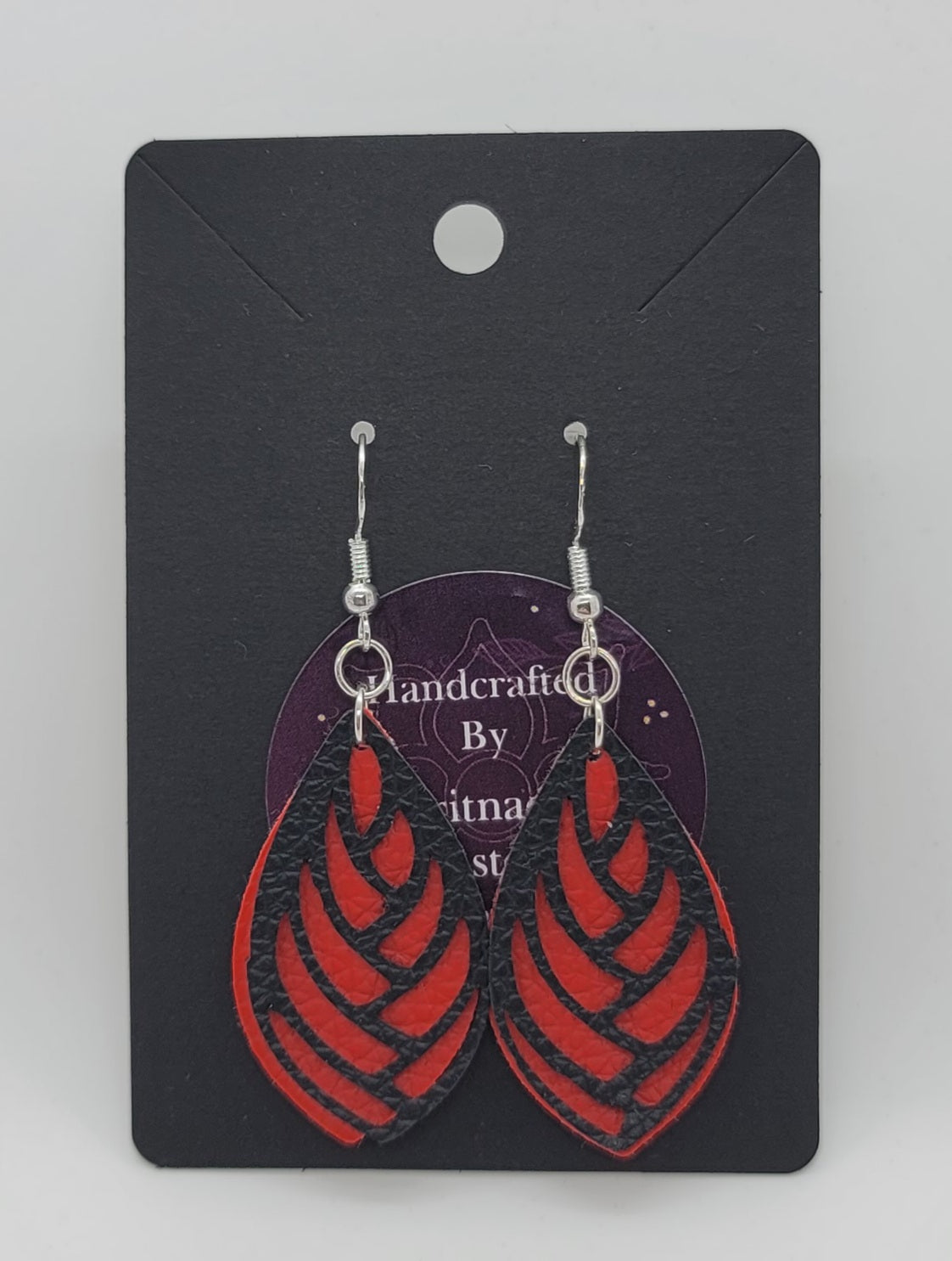 Faux Leather Earrings - Multiple Designs