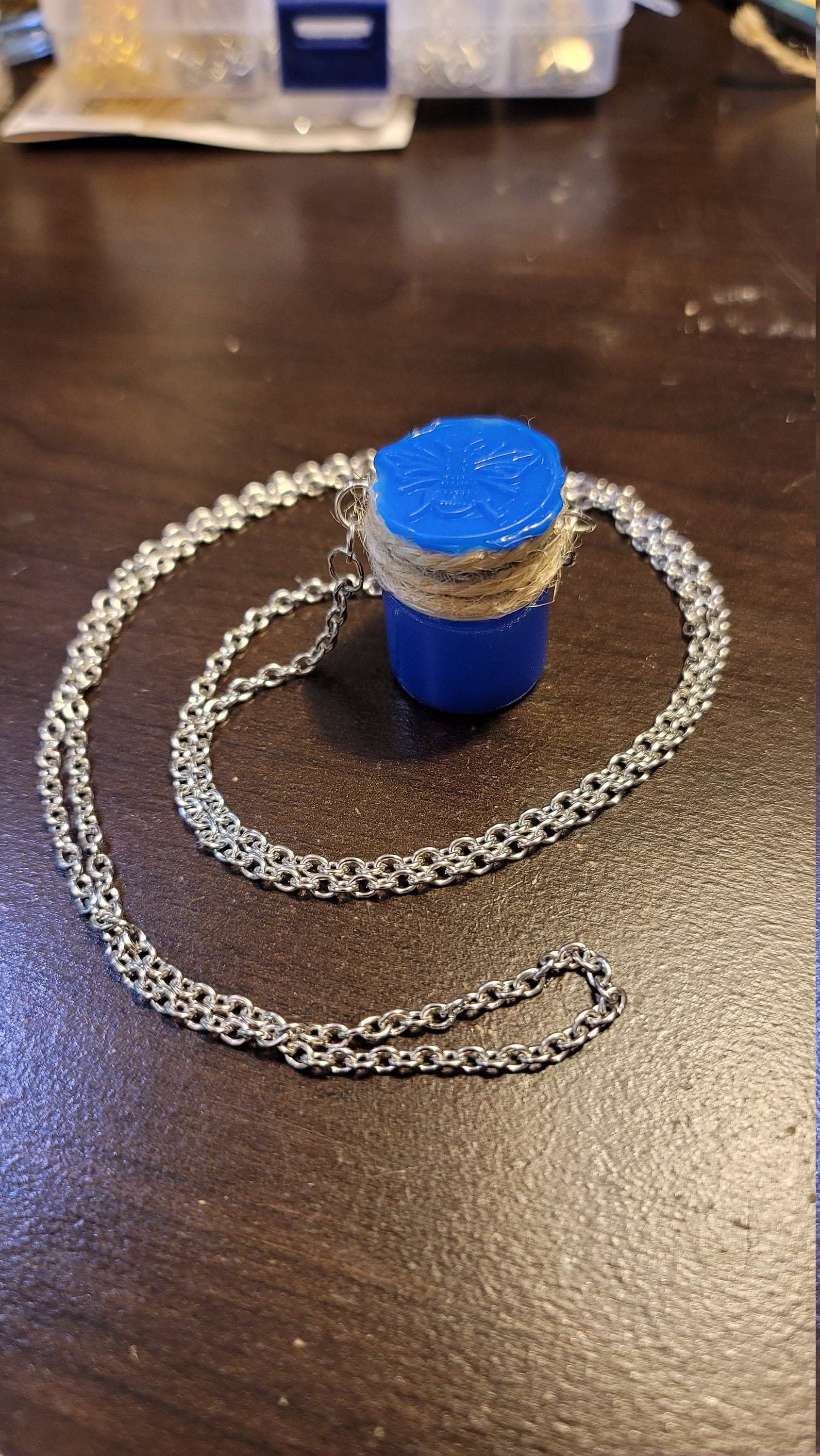 Swirl Jar Necklace - Customizable