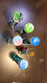 Load image into Gallery viewer, Swirl Jar Keychain - Customizable
