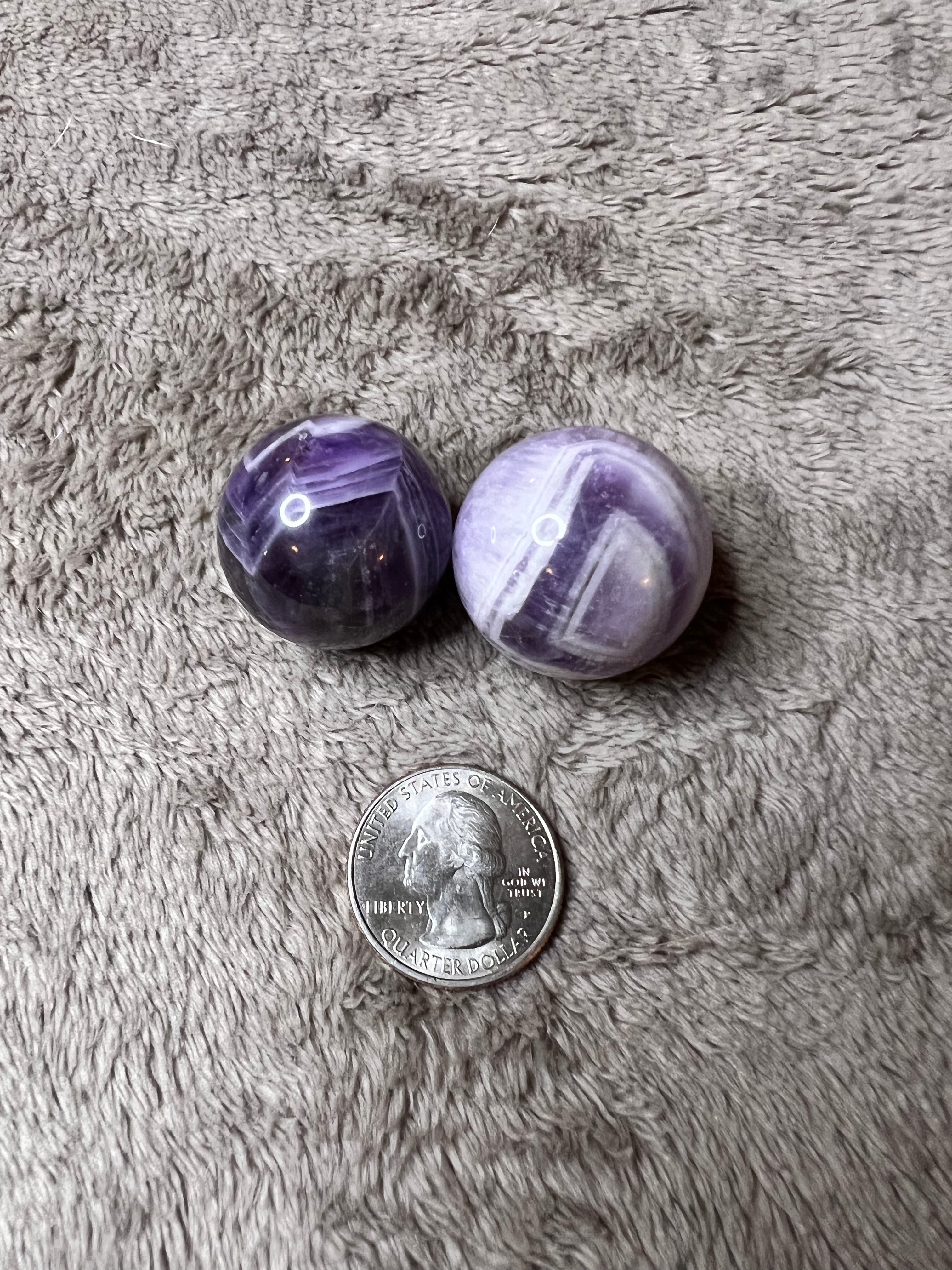 Amethyst Spheres