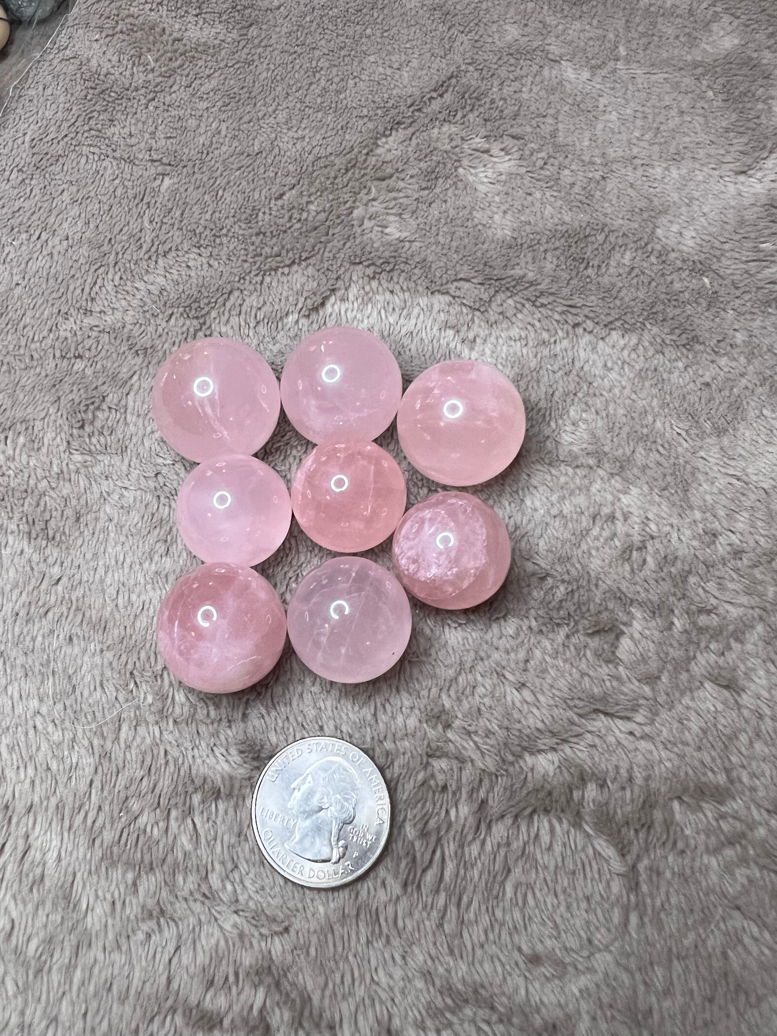 Rose Quartz Spheres
