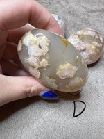 Load image into Gallery viewer, Flower Agate Palm Stones
