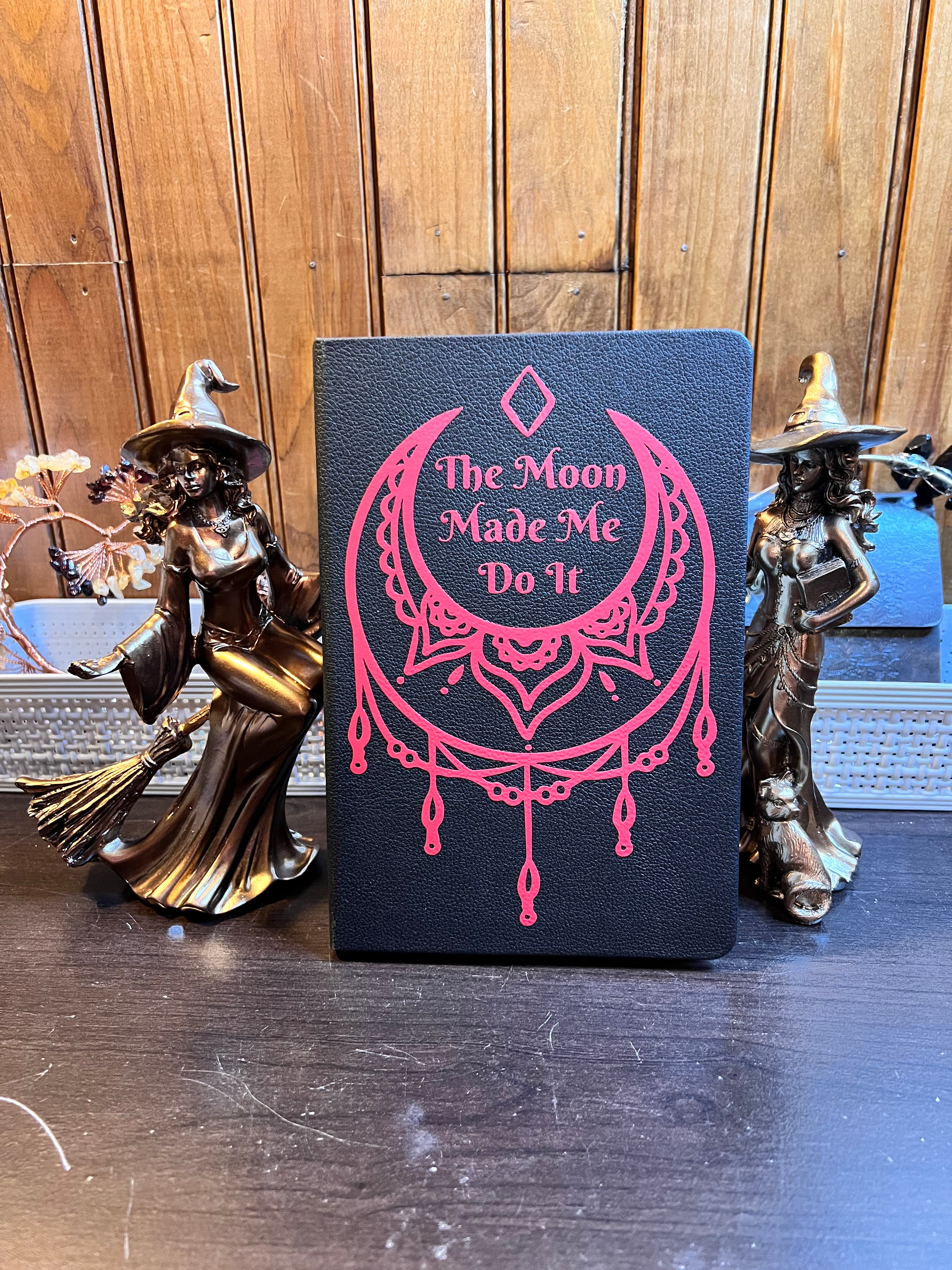 The Moon Made Me Do It Lined Journal